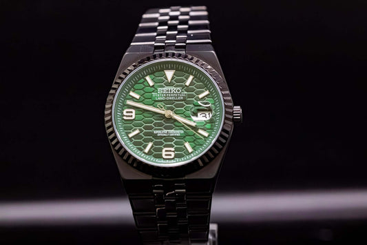 Black Seiko Mod Land Dweller