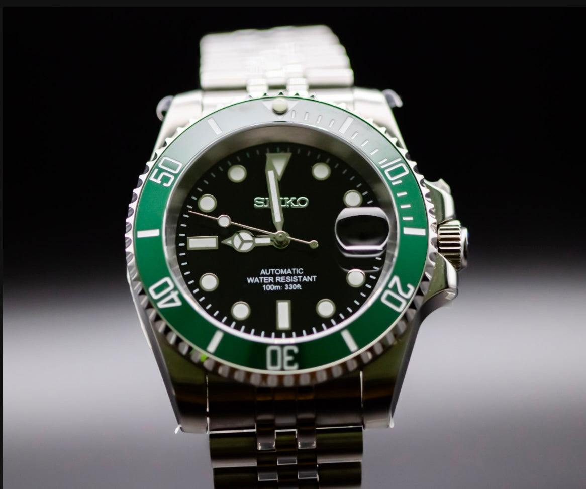 STARBUCKS special edition 腕時計 Gmt Mod Starbucks Watch by Seiko Mod | Wave Dial Mods