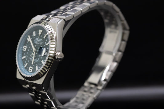 Seiko Mod Land Dweller Blue