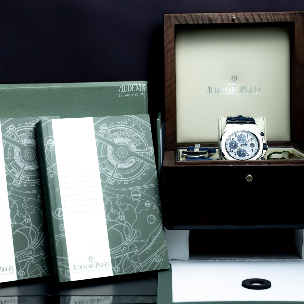 Audemars Piguet Royal Oak Offshore - Ref. 26170ST.OO.D305CR.01 | White Dial with Blue Accents | 42mm | Automatic Chronograph