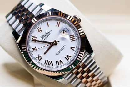 Brand New Unworn 2025 Rolex Datejust 41 Rose Gold Two Tone