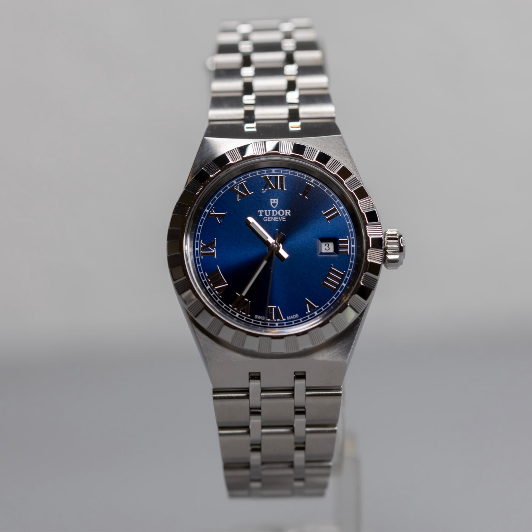Tudor Royal 28300 Blue Dial 28mm Automatic Steel Integrated Bracelet Date