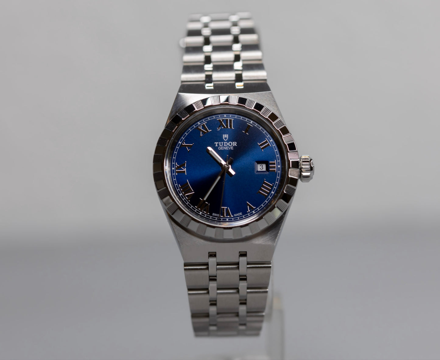 Tudor Royal 28300 Blue Dial 28mm Automatic Steel Integrated Bracelet Date