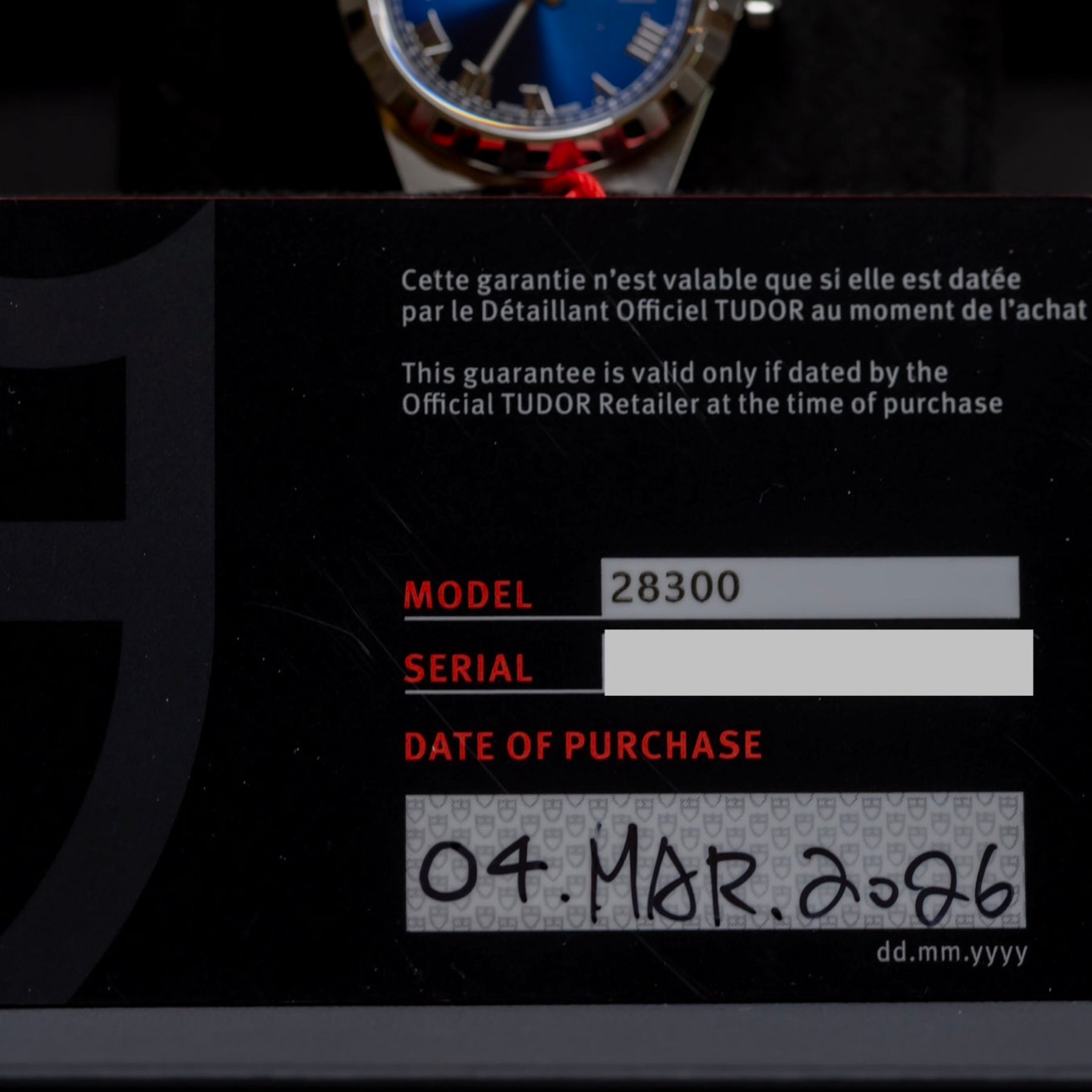 Tudor Royal 28300 Blue Dial 28mm Automatic Steel Integrated Bracelet Date