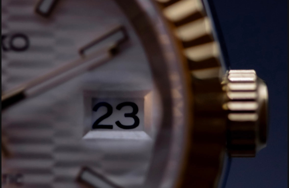 Seikomod White TwoTone DateJust image 2