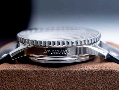 Breitling Navitimer 01 Stratus Gray limited edition with engraved numbering on the case.