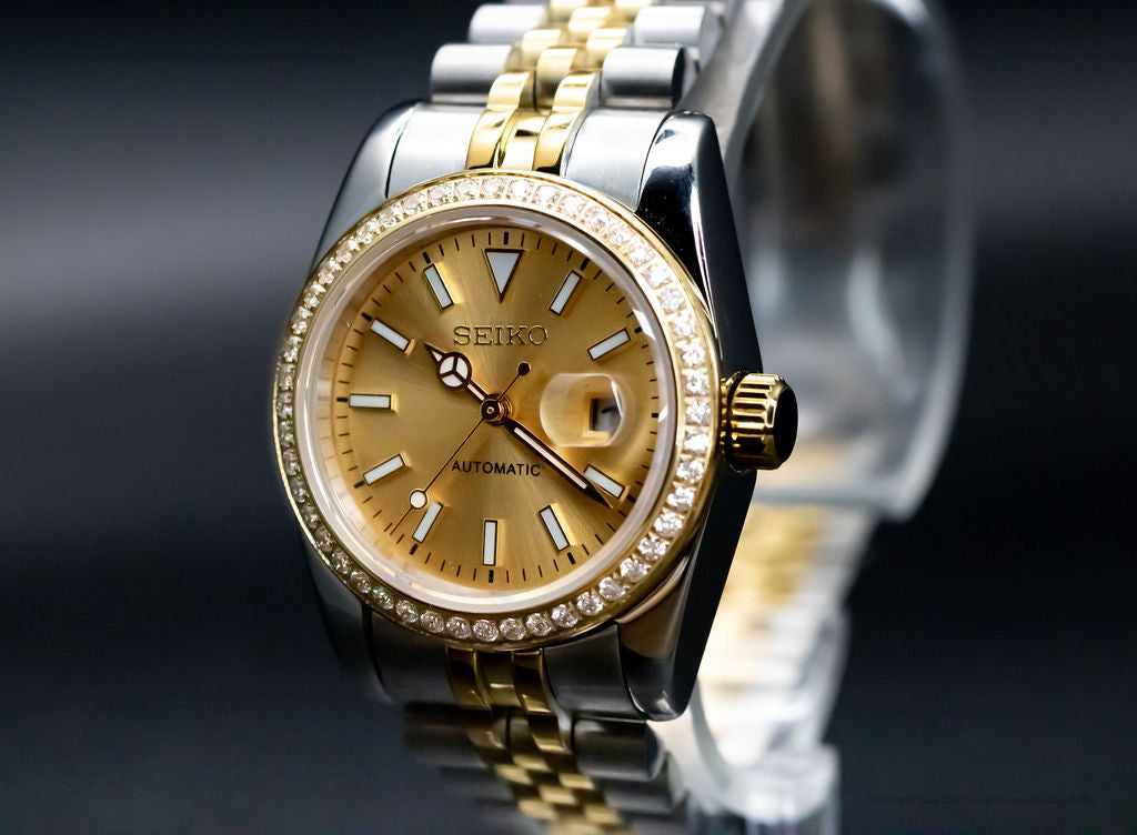 Champagne DateJust Seikomod image 3