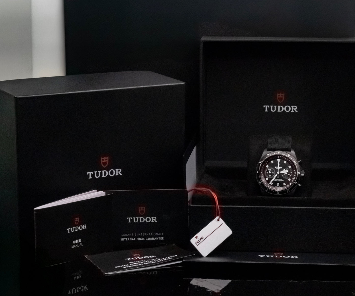 TUDOR Pelagos FXD Chrono Black Carbon Cycling Edition - 2024 FULL SET - M25827KN