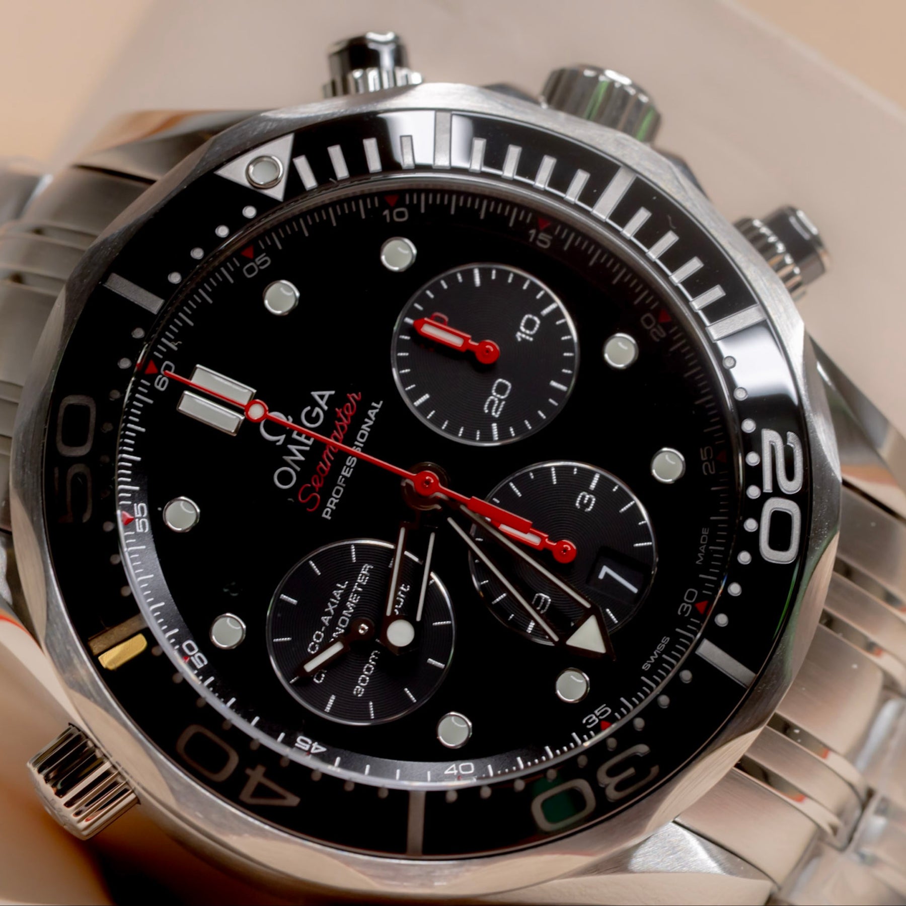 Omega Seamaster Diver 300M Chronograph 44mm Black Dial Ref. 212.30.44.50.01.001
