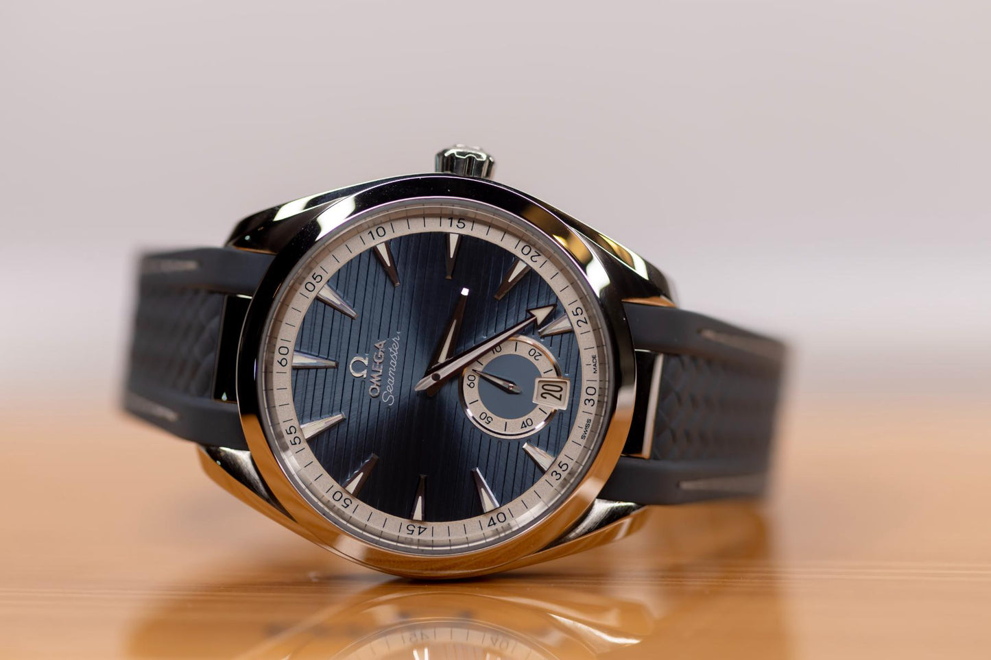 Omega Seamaster Aqua Terra 150M Small Seconds 41mm Blue Dial (Full Set)  Ref. 220.12.41.21.03.005