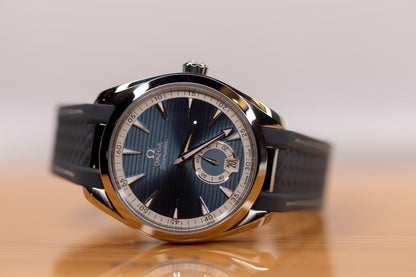 Omega Seamaster Aqua Terra 150M Small Seconds 41mm Blue Dial (Full Set)  Ref. 220.12.41.21.03.005