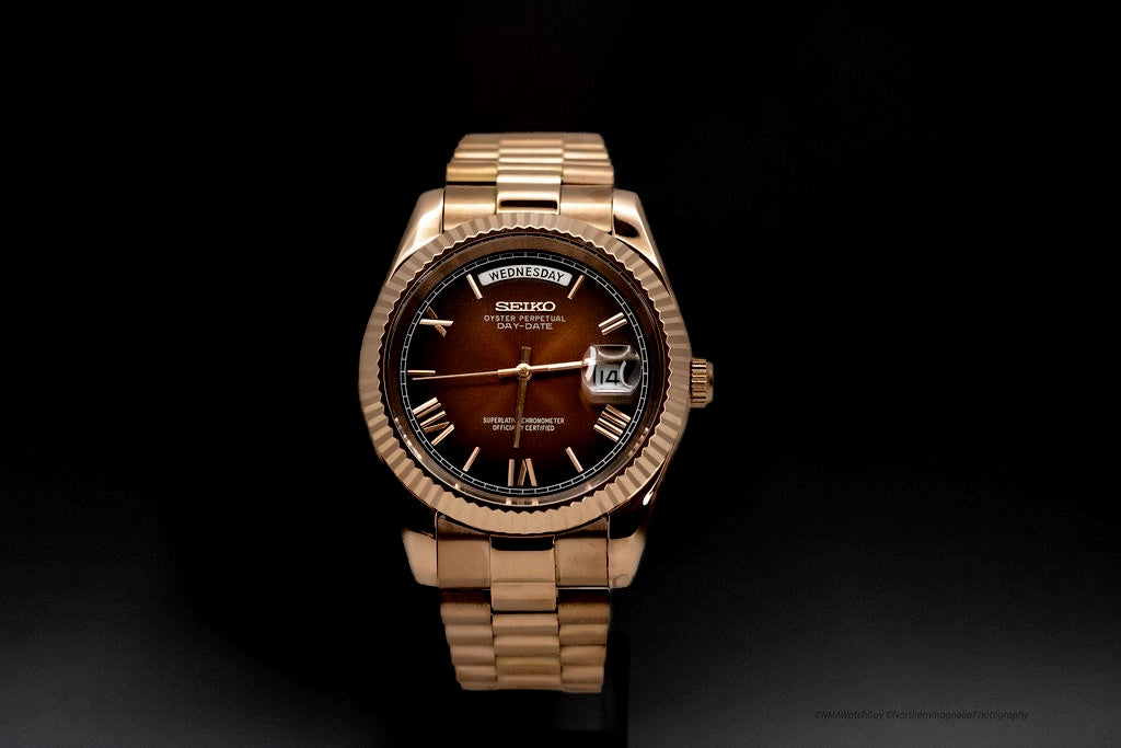 Seiko Mod Day-Date Chocolate image 0