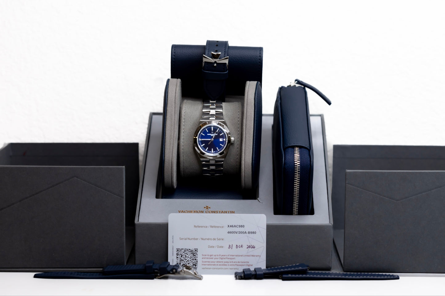 Vacheron Constantin Overseas 34mm 4600V/200A-B980 (2024) Full Set Stainless Steel + Extra Straps