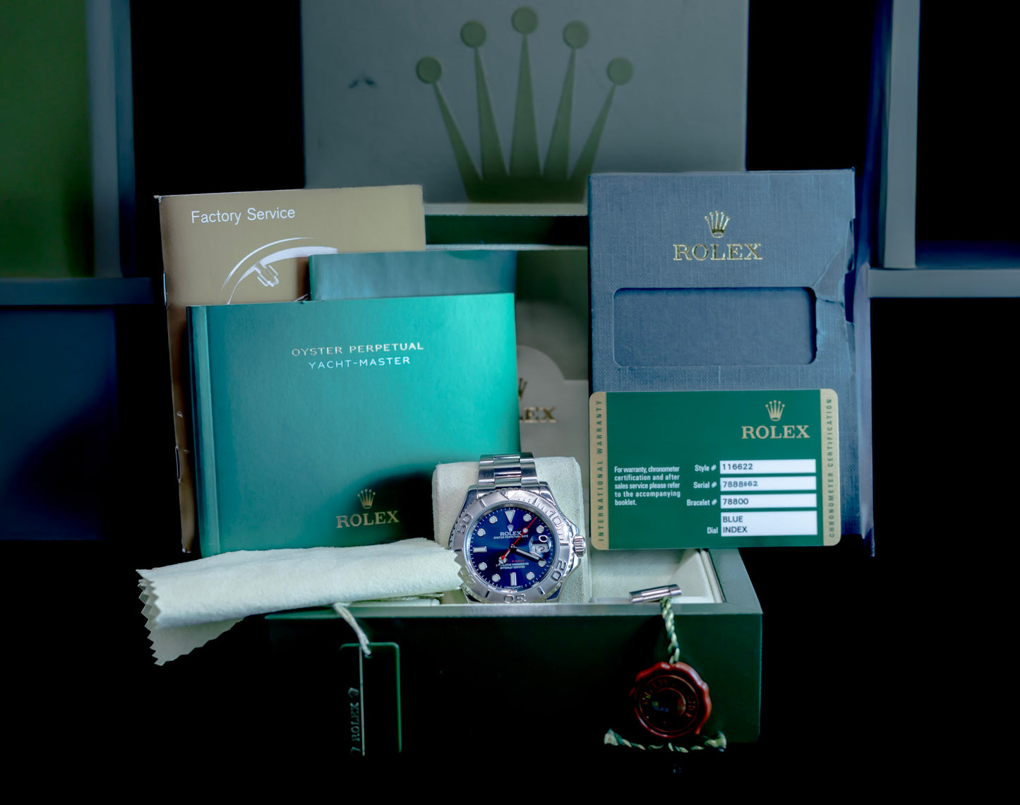 Rolex Yacht-Master 40 Reference 116622 | Blue Dial | Oystersteel