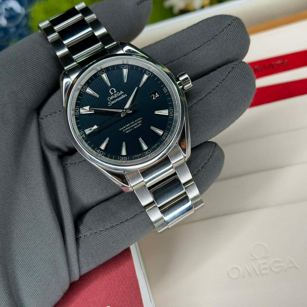 Omega Seamaster Aqua Terra 41.5mm Blue Dial Stainless Steel Automatic