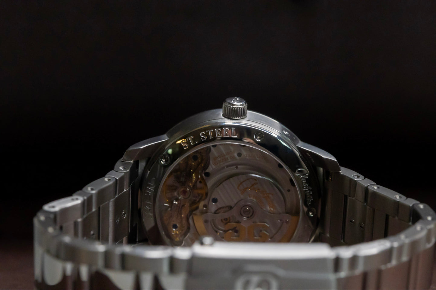 Glashütte Original PanoMaticLunar 1-90-02-43-32-24 Grey Dial 40mm Automatic Big Date