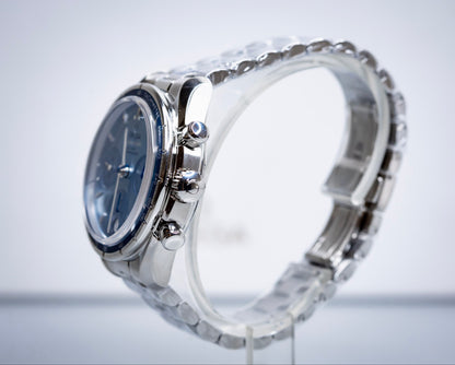 Omega Speedmaster Chronograph 38mm Blue Dial (Full Set) – Ref. 324.30.38.50.03.001