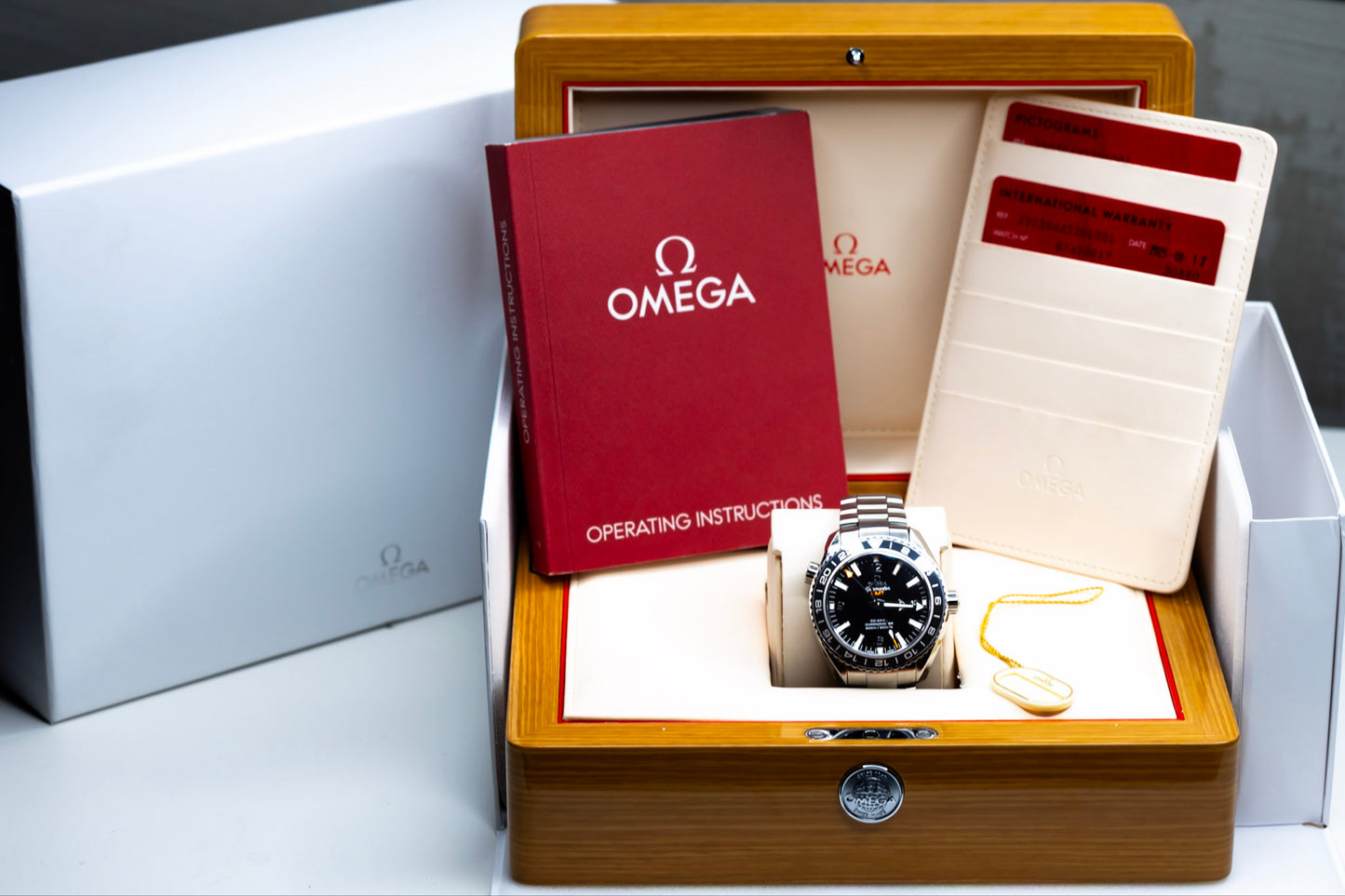 2025 Omega Seamaster Planet Ocean GMT Complete Set