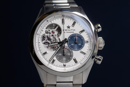 Zenith Chronomaster Open Heart White Dial 03.3300.3604/69.M3300 – El Primero – Full Set