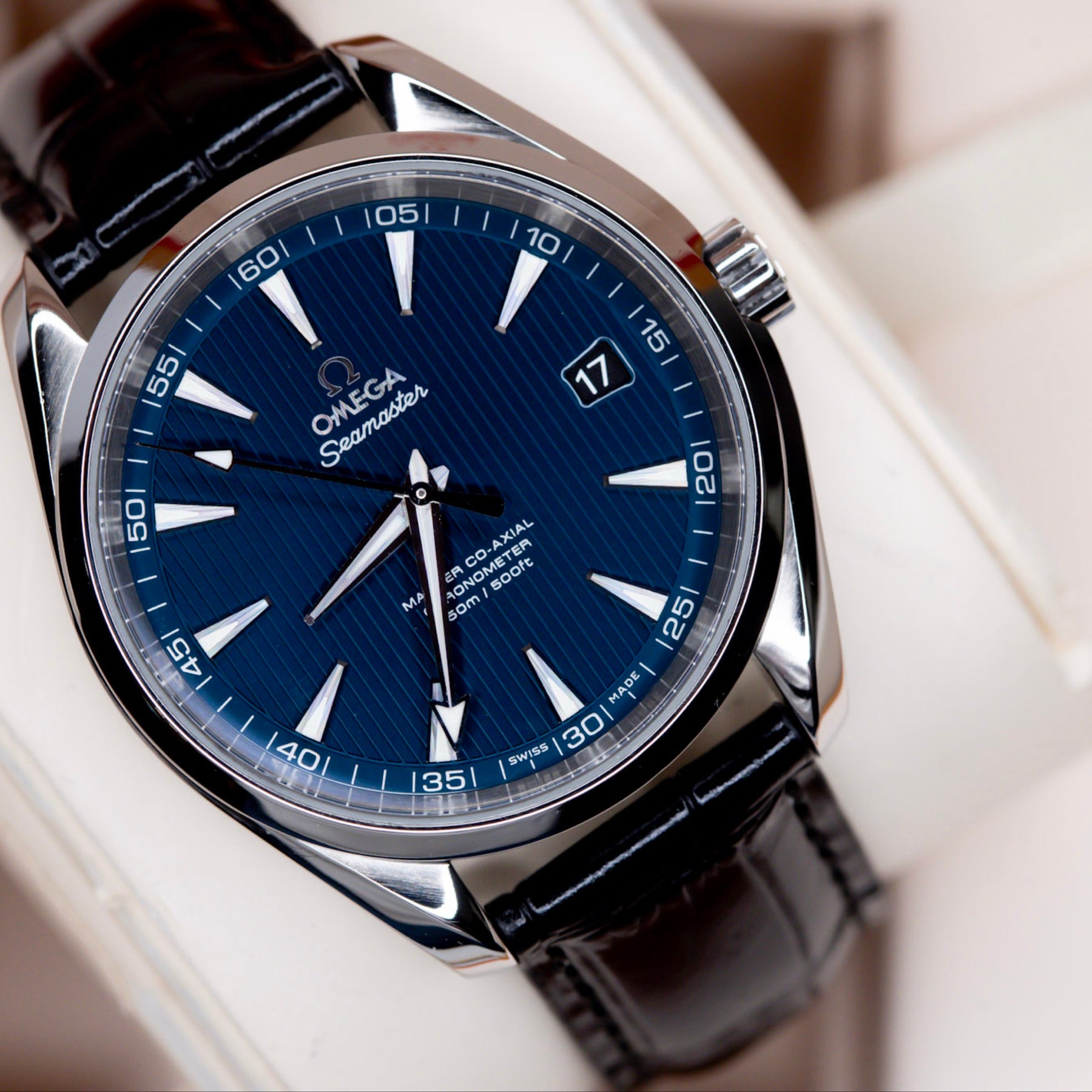 2025 Omega Seamaster Aqua Terra - Original Box & Papers!