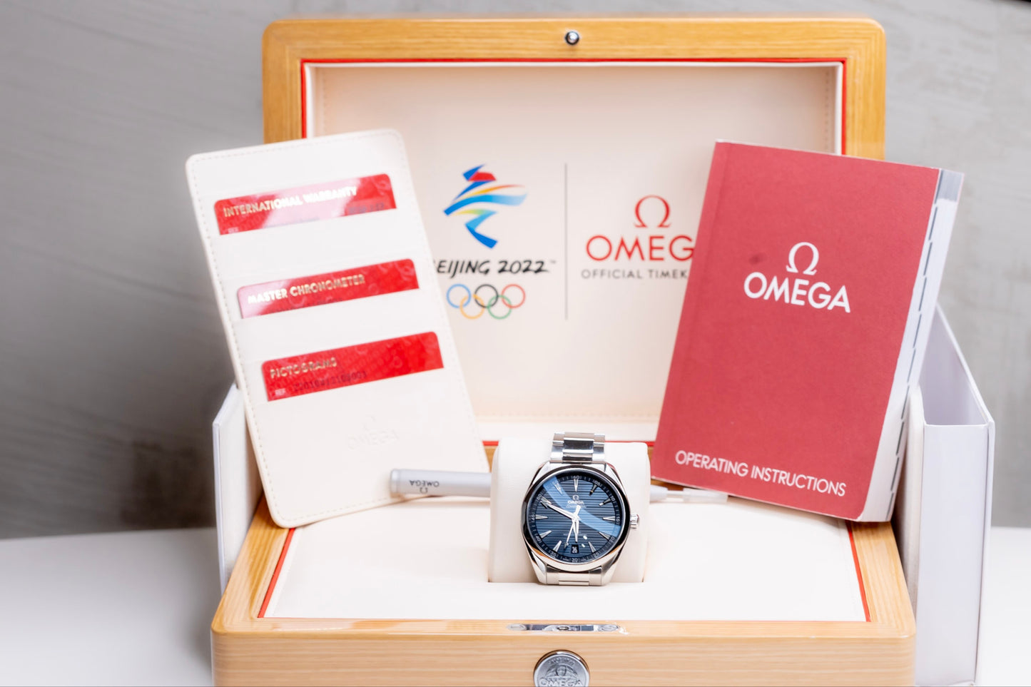 2023 Omega Seamaster Aqua Terra "Beijing 2022 Olympic Winter Games LE"