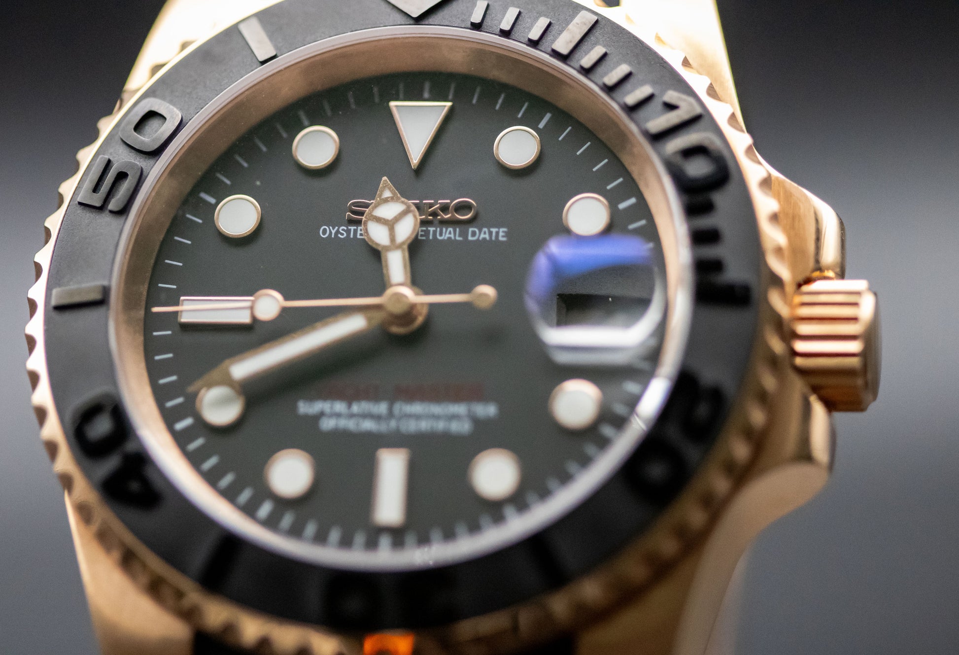 Seiko Mod "Rose Gold" Yacht-Master image 2