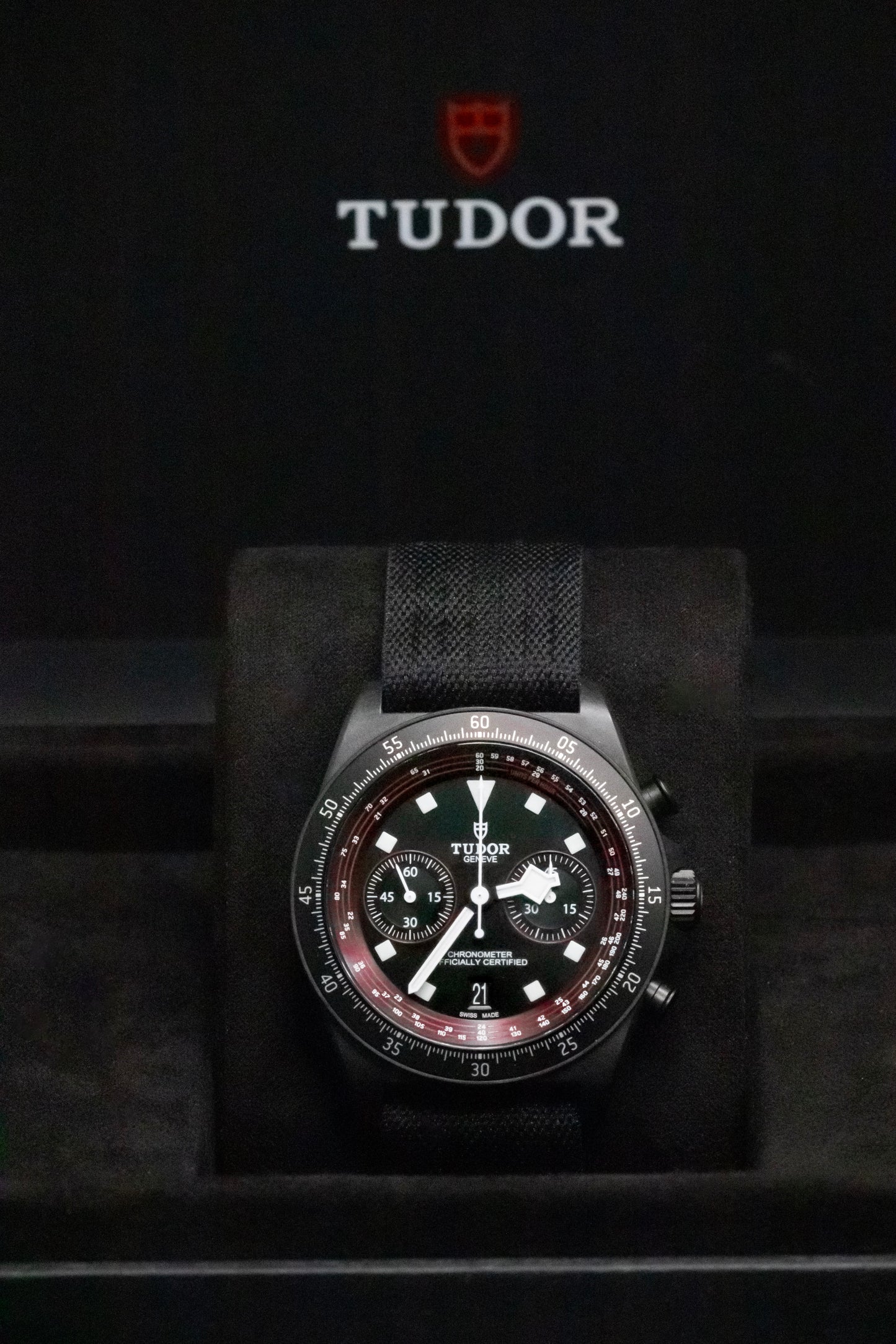 TUDOR Pelagos FXD Chrono Black Carbon Cycling Edition - 2024 FULL SET - M25827KN