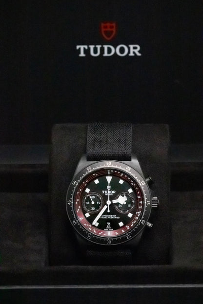 TUDOR Pelagos FXD Chrono Black Carbon Cycling Edition - 2024 FULL SET - M25827KN