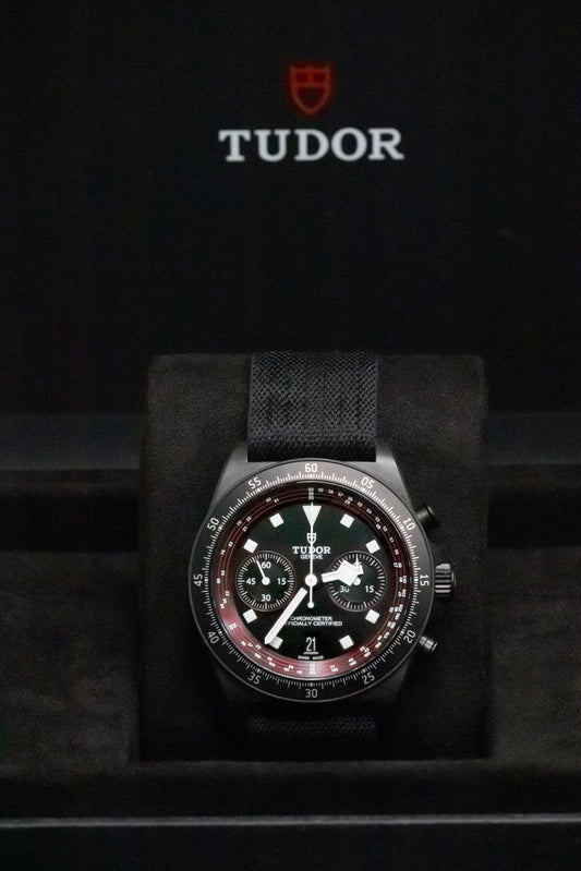 TUDOR Pelagos FXD Chrono Black Carbon Cycling Edition - 2024 FULL SET - M25827KN