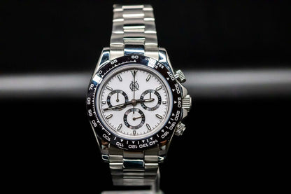 Kingdom 7750 Automatic Chronograph watch featuring Swiss movement and stainless steel design.
