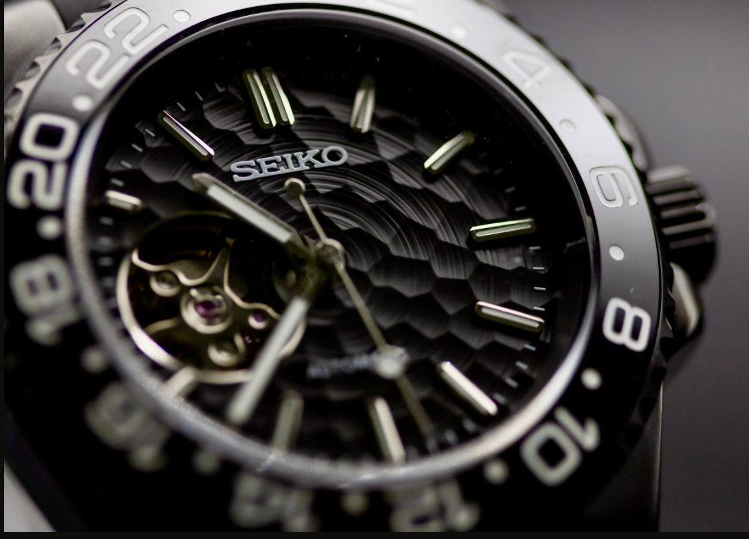 SeikoMod Black Open Heart image 2