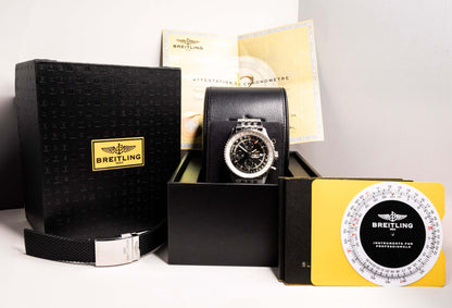 Breitling Navitimer World Chronograph GMT 46 mm – Black Dial – Ref. A2432212/B726