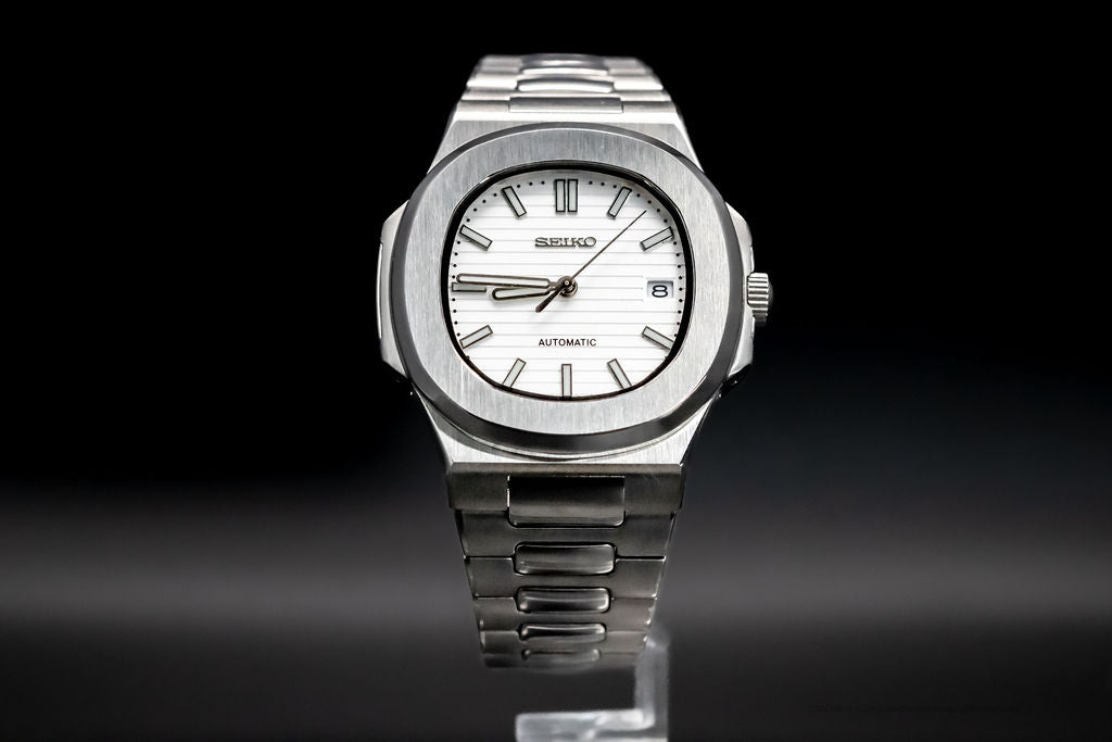 Seikomod Nautilus - White Dial image 0