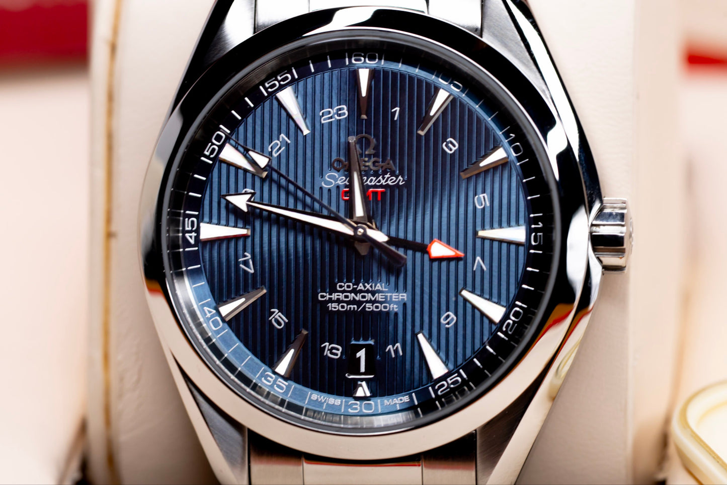 Omega Seamaster Aqua Terra GMT (Discontinued Dated 2025) Complete Set!