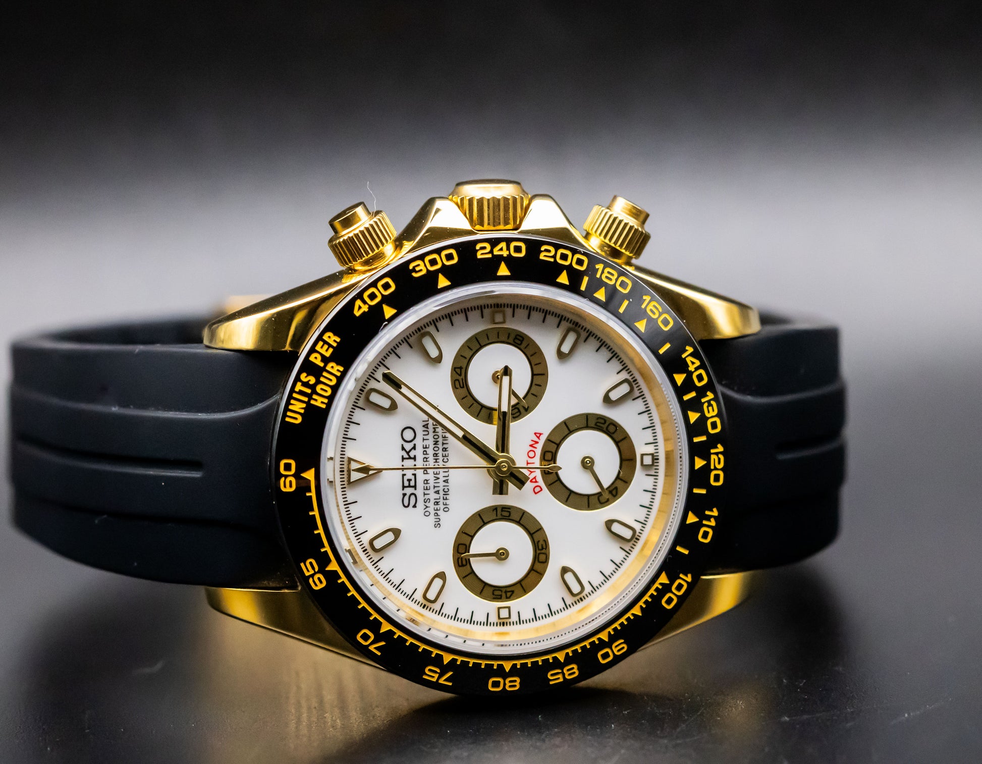 Seikomod Gold Daytona image 3