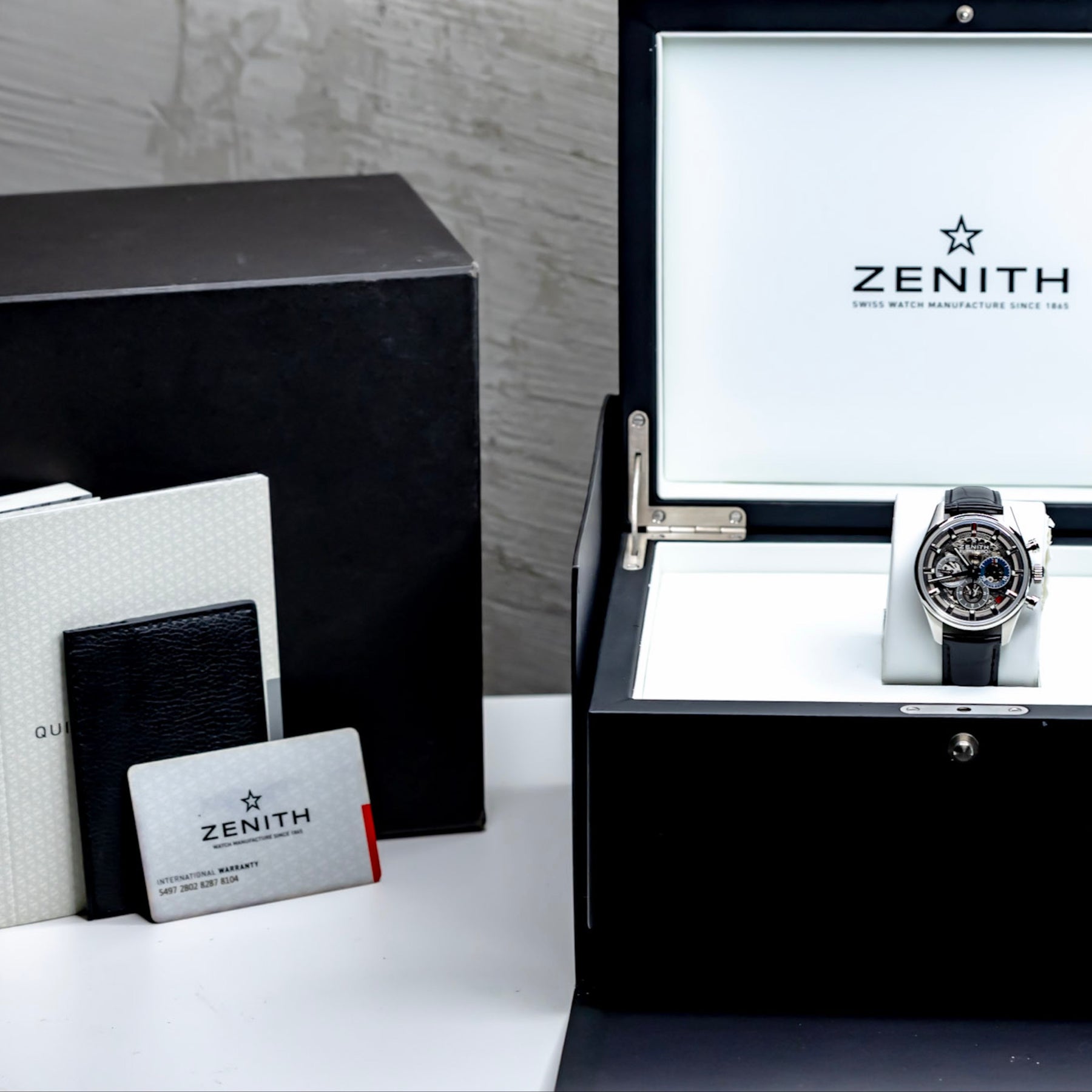 2021 Zenith El Primero Chronomaster Full Open 38 Complete Set