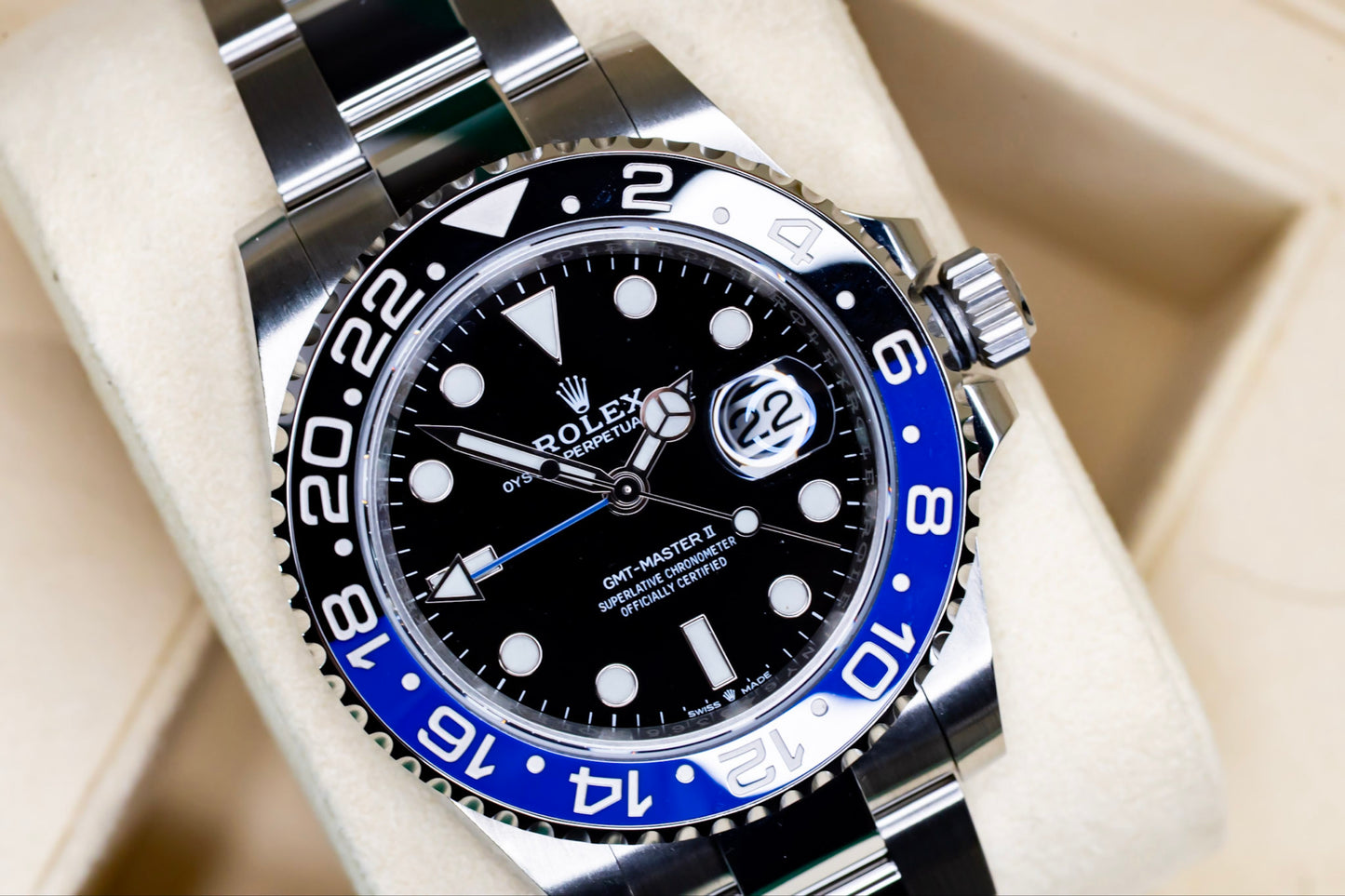 2022 Rolex GMT Master II "Batman" Complete Set