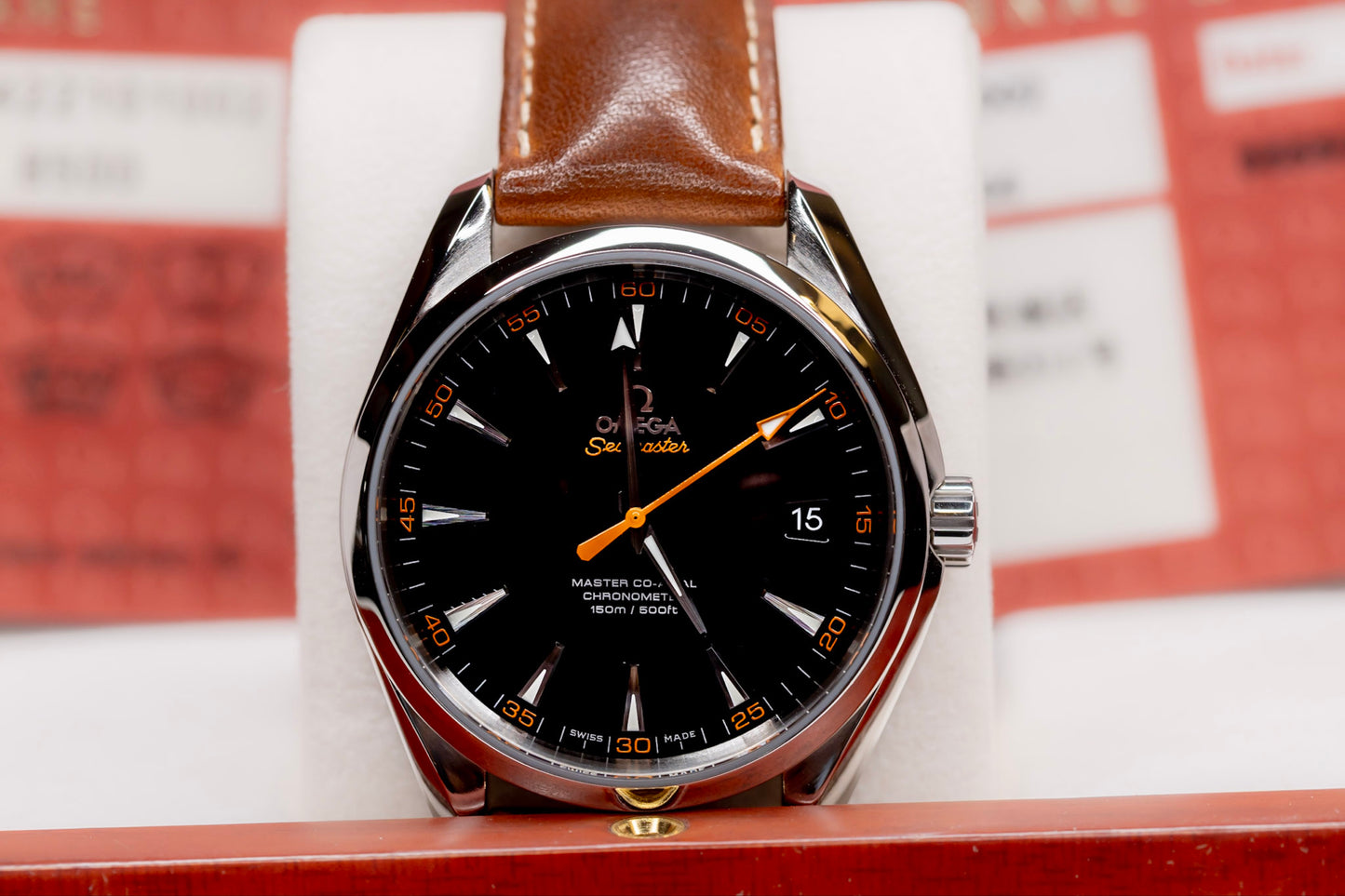 Omega Seamaster Aqua Terra 150M Master Co-Axial Chronometer Original Box & Papers!