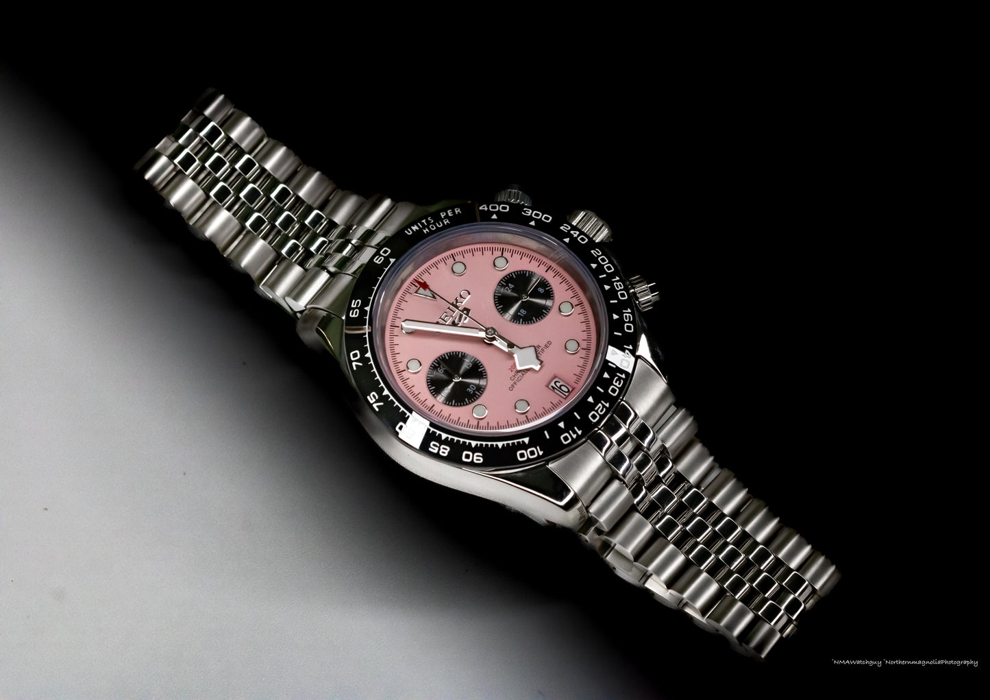 Seikomod Pink BB Chrono image 5