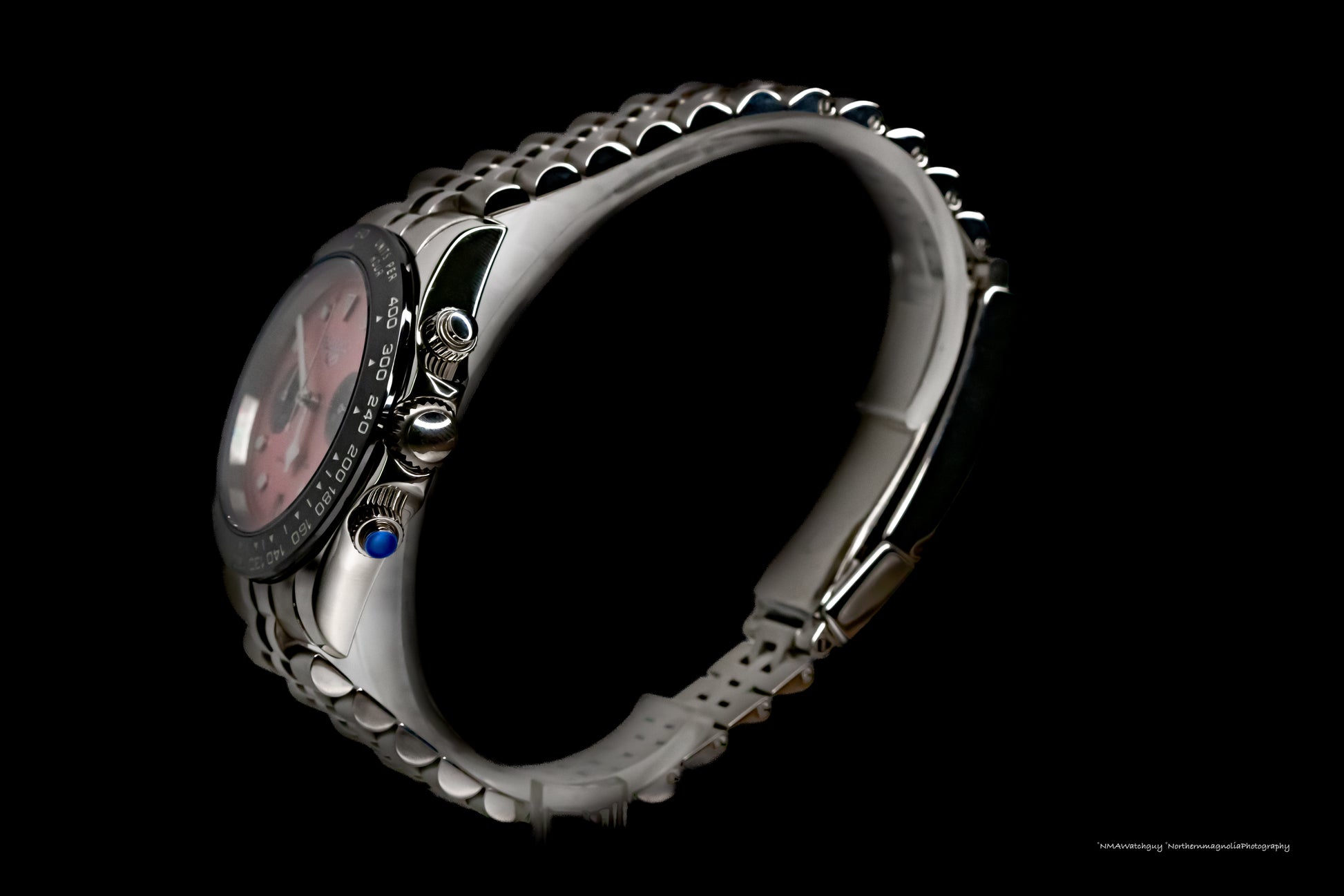 Seikomod Pink BB Chrono image 1