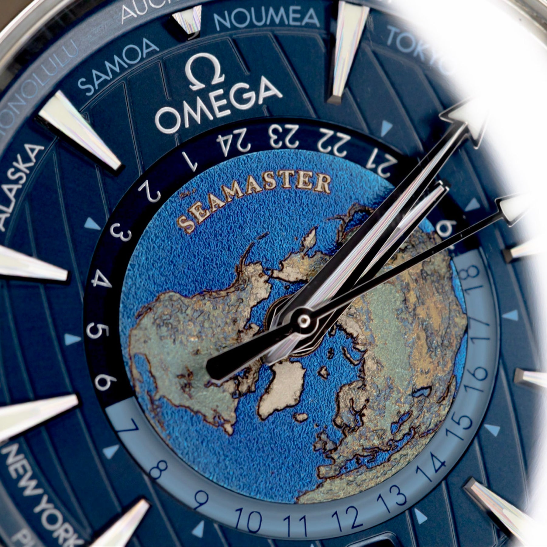2025 Omega Seamaster Aqua Terra "World Timer" Complete Set