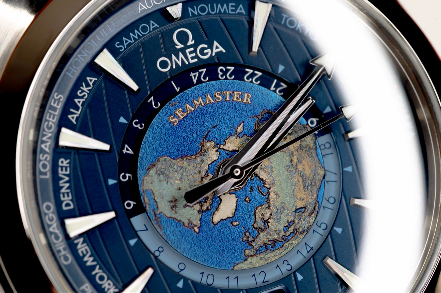 2025 Omega Seamaster Aqua Terra "World Timer" Complete Set