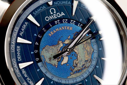 2025 Omega Seamaster Aqua Terra "World Timer" Complete Set