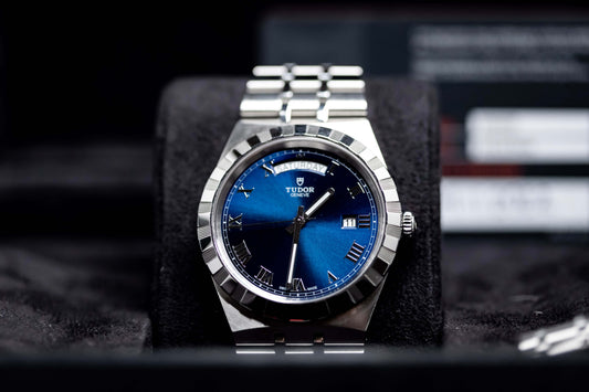 Tudor Royal 41 Blue Dial Day Date Stainless Steel M28600-0005