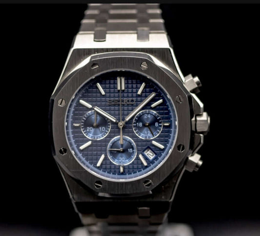 Seikomod Blue Oak Chrono image 0