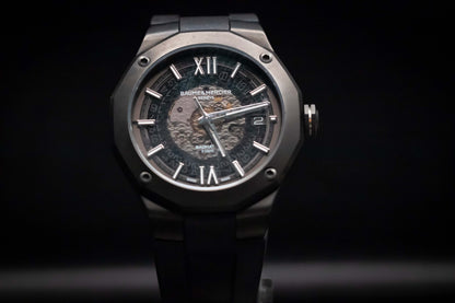 Baume & Mercier Riviera Automatic Skeleton Black-Steel ADLC (Ref. 10617)