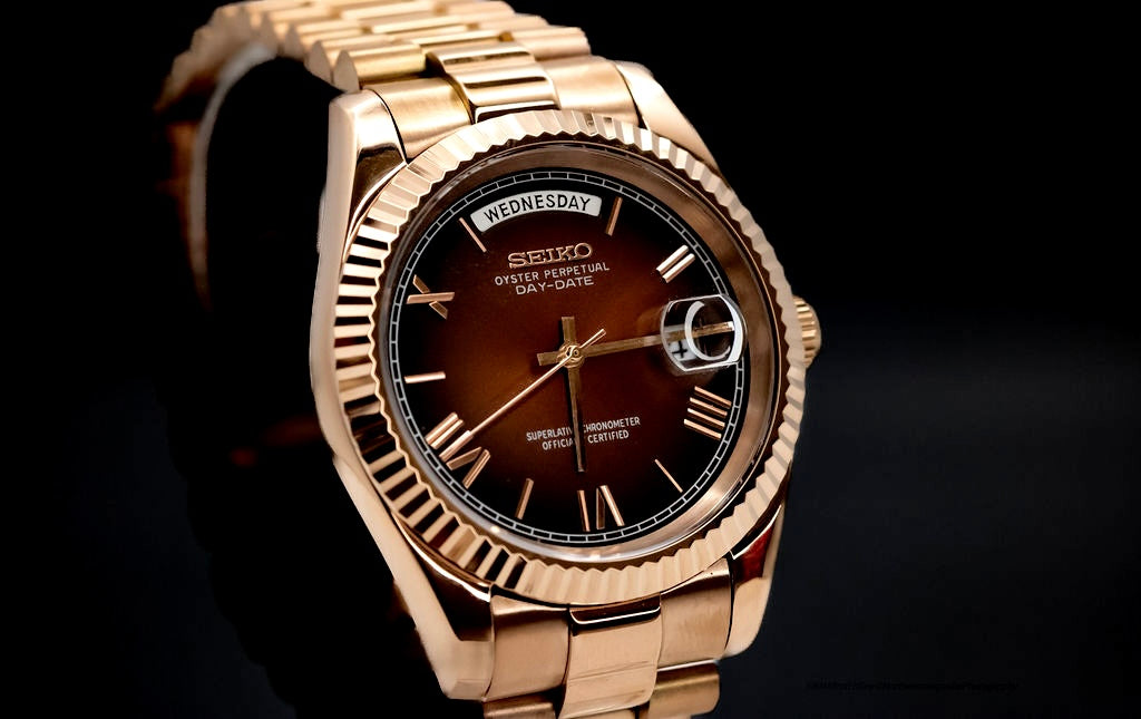 Seiko Mod Day-Date Chocolate image 3