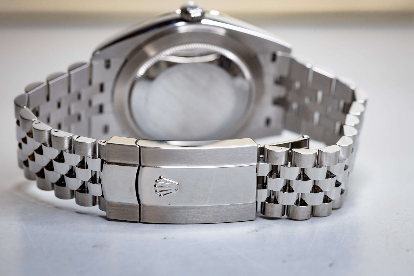 2020 Rolex DateJust 41 Slate Dial Fluted Bezel Jubilee 126334 – Full Set showcasing its Jubilee bracelet and clasp