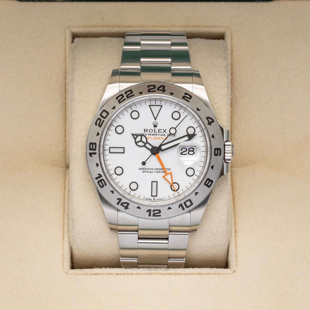 Rolex Explorer II 226570 42mm Stainless Steel Black Dial GMT