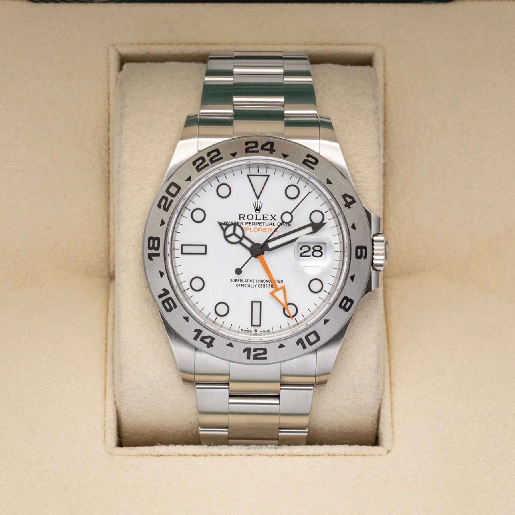 Rolex Explorer II 226570 42mm Stainless Steel Black Dial GMT